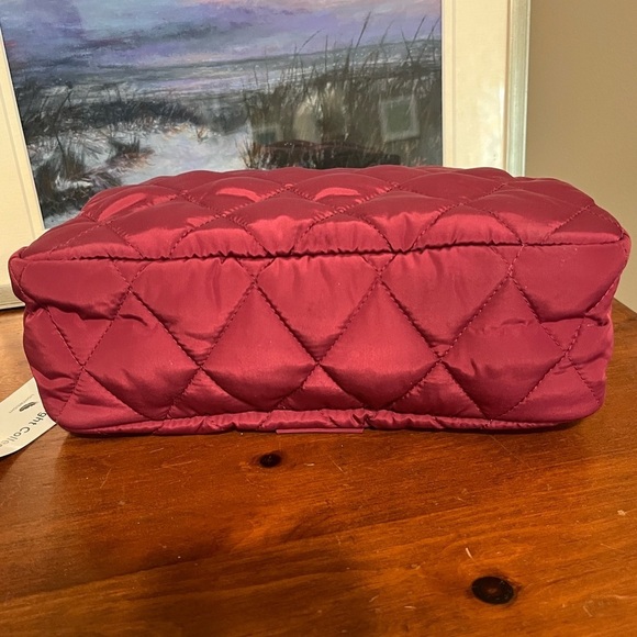 NWT Vera Bradley Ultralight Grand cosmetic case CABERNET - Picture 8 of 13